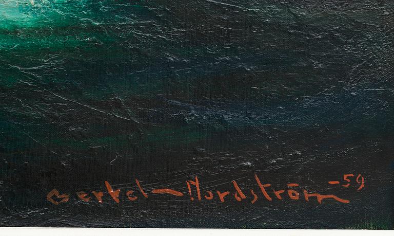 BERTEL BERTEL-NORDSTRÖM, olja på duk, signerad och daterad- 59.