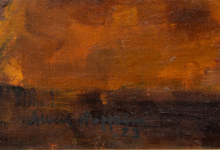 Albert Hoffsten, "Stilleben med frukt II".