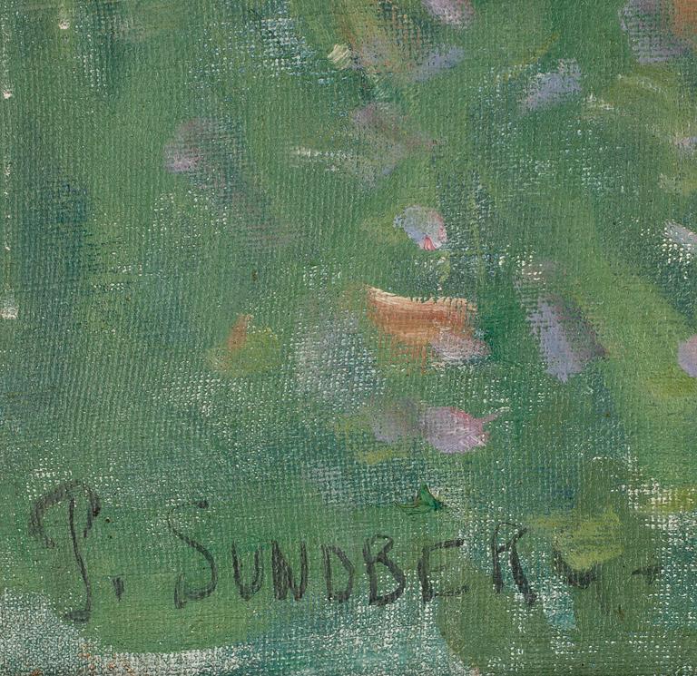 PER AUGUST SUNDBERG, olja på duk, signerad.
