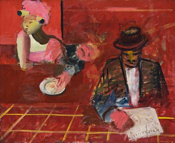 684. Peter Dahl, "På caféet".