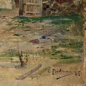 Carl Flodman, Motif from Hvitemölle.