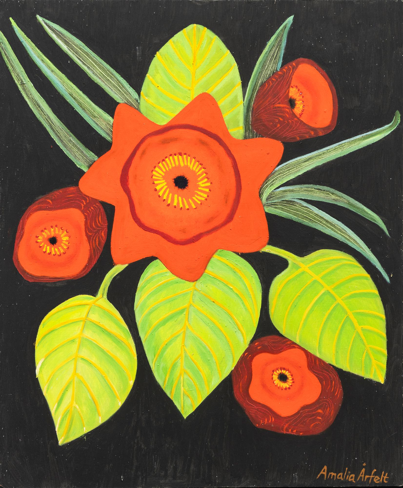Amalia Årfelt, Translation: "Flower motif".