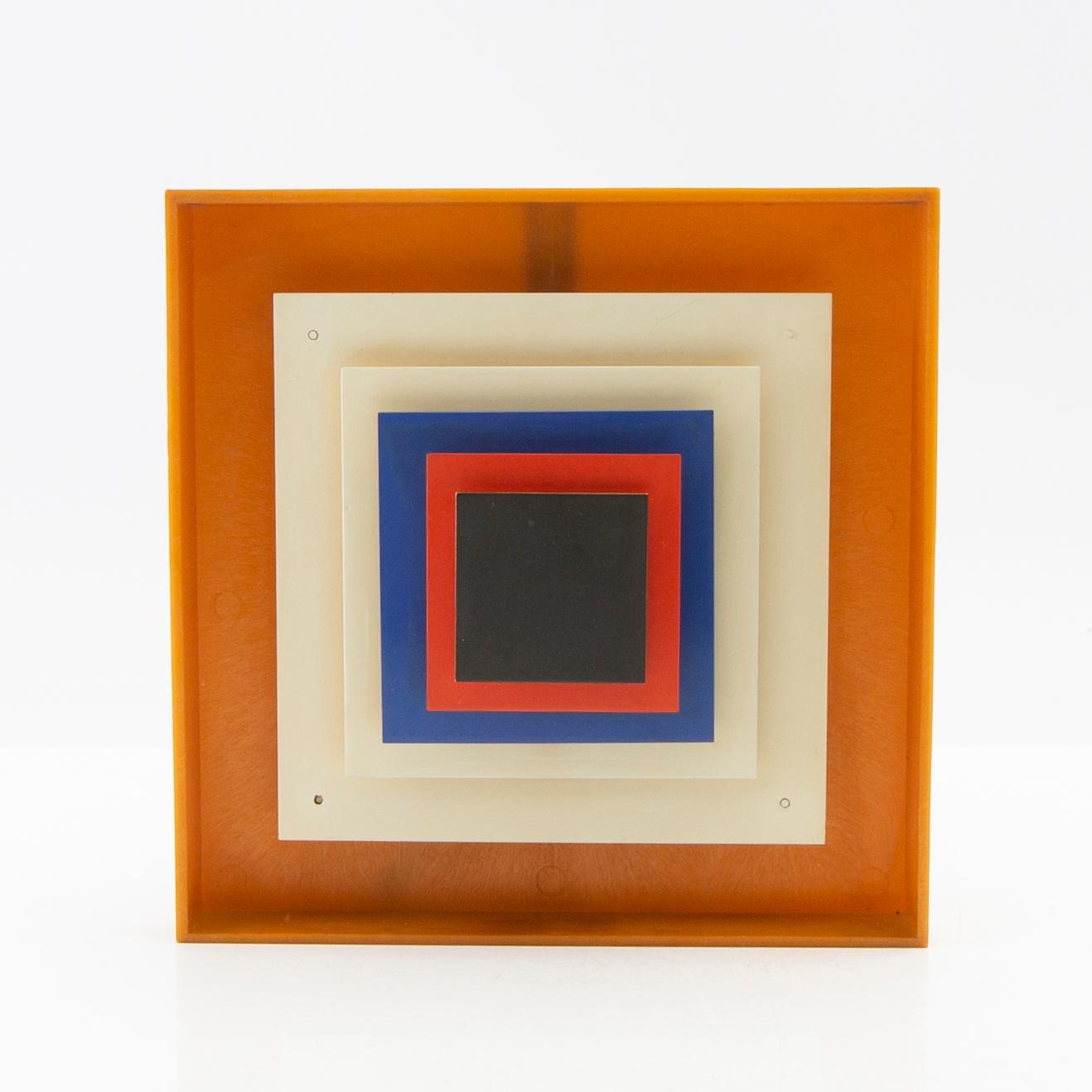 Bent Karlby, vägglampa, "Kvadrille", Lyfa, 1960-tal.