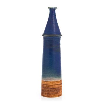 Annikki Hovisaari, a ceramic bottle, signed AH ARABIA.