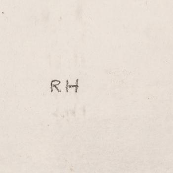 RUNE HAGBERG, mixed media/collage, signed.