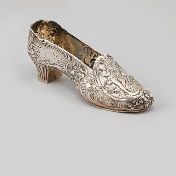 SKO, silver, rokokostil, 1800-talets slut/1900-talets början, 207g.