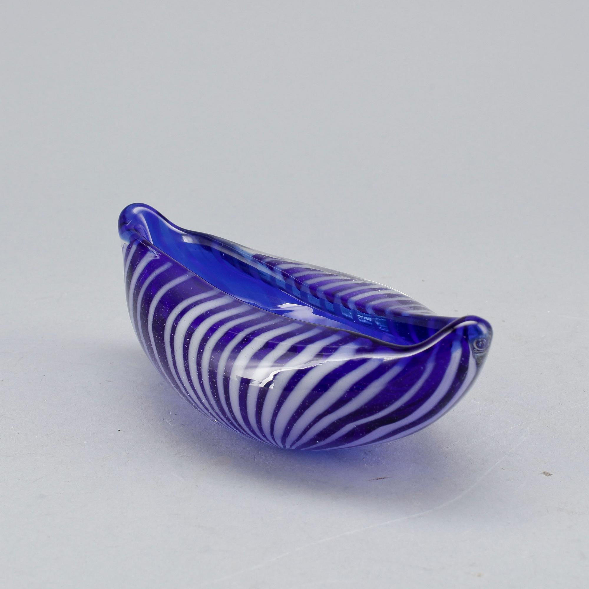 SKÅL, glas, Nanny Still, Rihiimäki Lasi Oy, signerad.