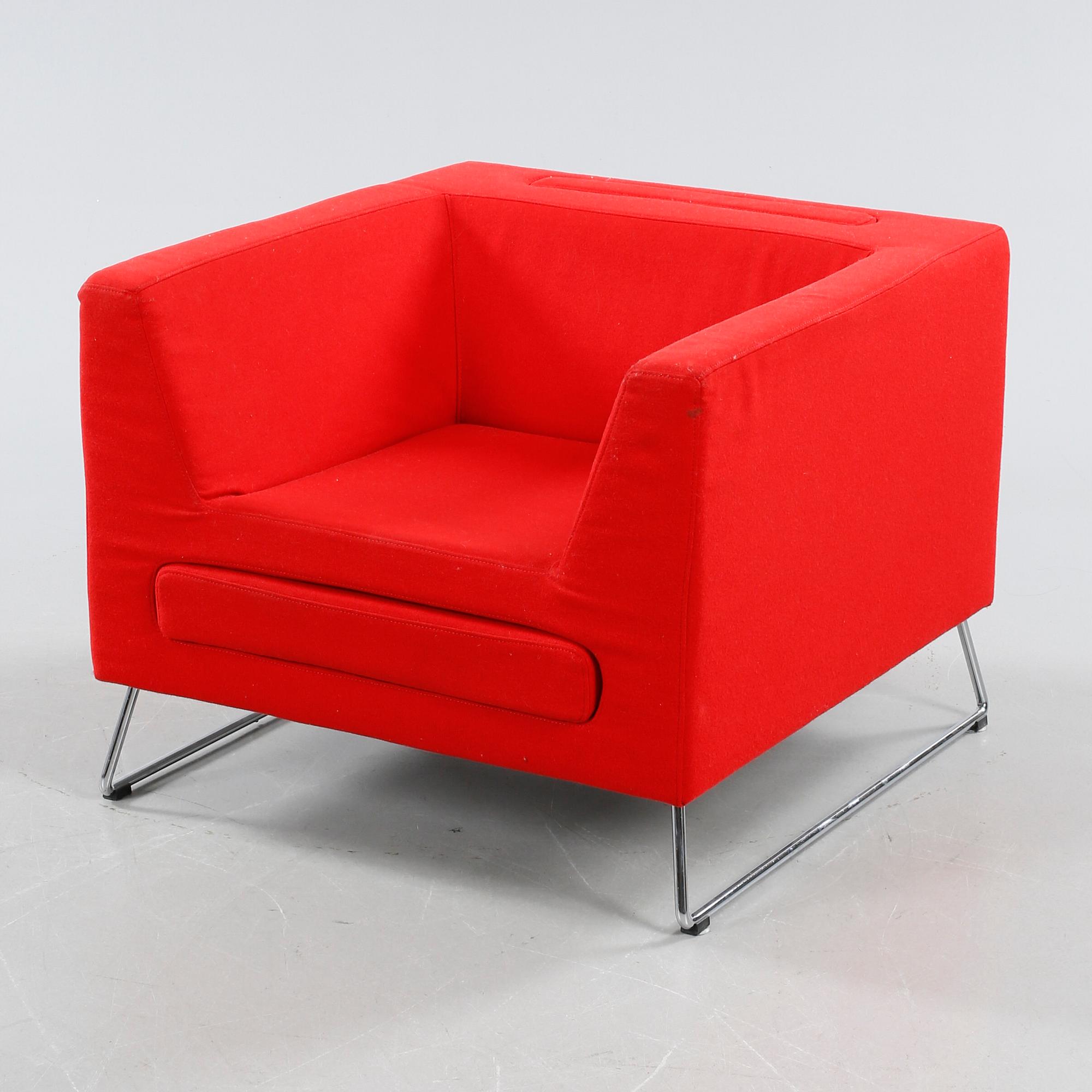 A chair, model Boxer, designed by Thomas Bernstrand for Söderbergs Möbler, made around year 2000.
