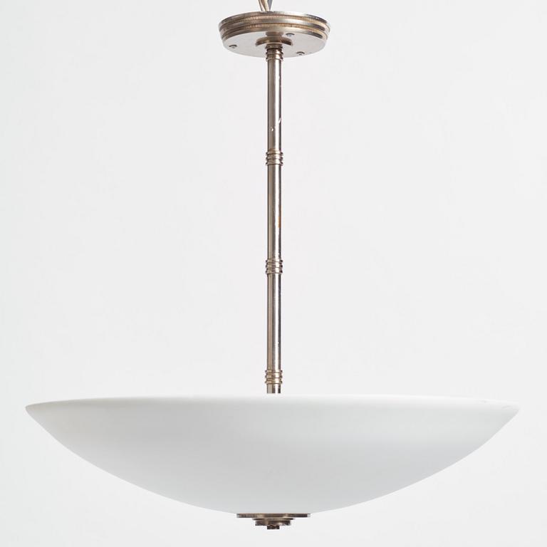 Erik Tidstrand, & Simon Gate, taklampa från Tändstickspalatset, Nordiska Kompaniet & Orrefors, ca 1928.