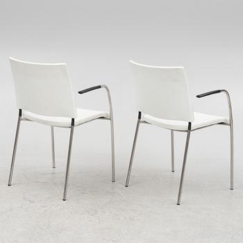 Johannes Foersom & Peter Hiort-Lorenzen, a set of eight 'Spira' chairs, Lammhults.