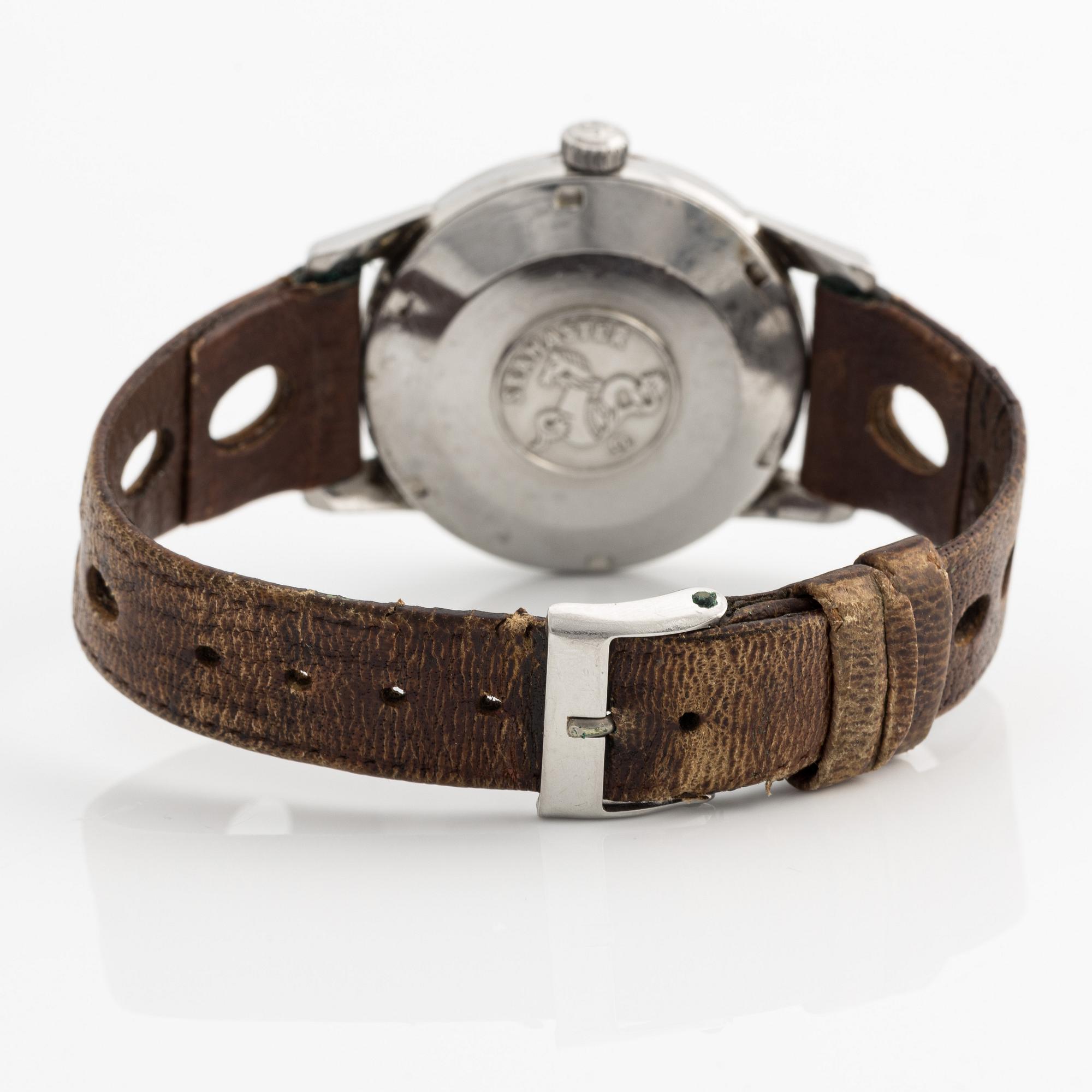 Omega, Seamaster, "Linen Dial", wristwatch, 35 mm.