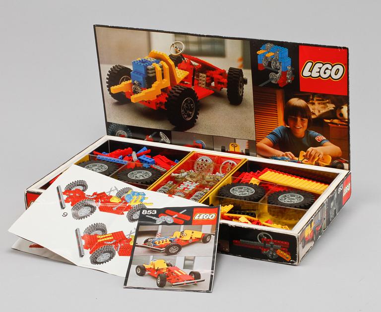 LEGO, technical set 853, förstautgåva i originalkartong, 1977.