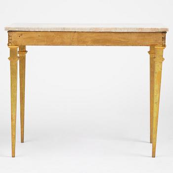 Konsolbord, Stockholmsarbete, omkring år 1800, Sengustavianskt.