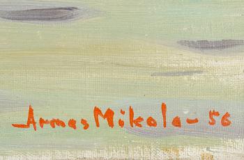 ARMAS MIKOLA, oil on canvas, signed and dated -56.