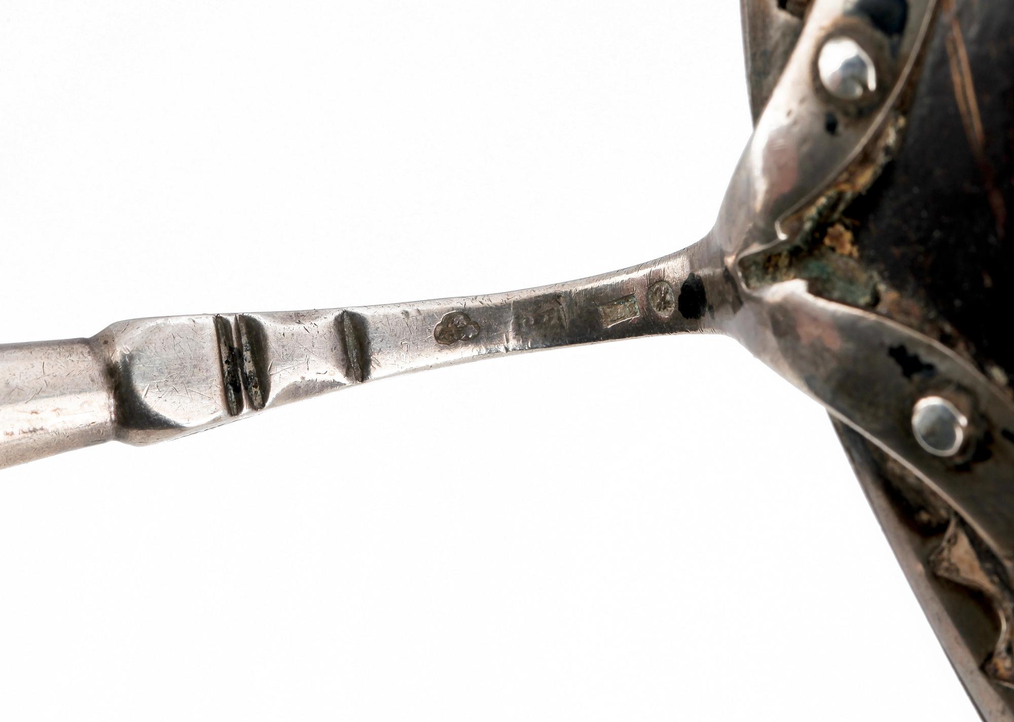 SOPPSLEV, silver/kokosnöt, Hälsingborg, 1830.