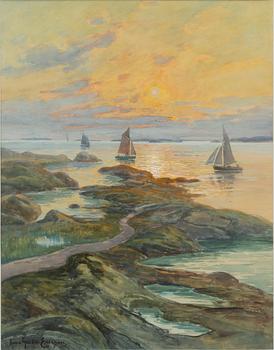 Anna Gardell-Ericson, Sailing outside Marstrand.