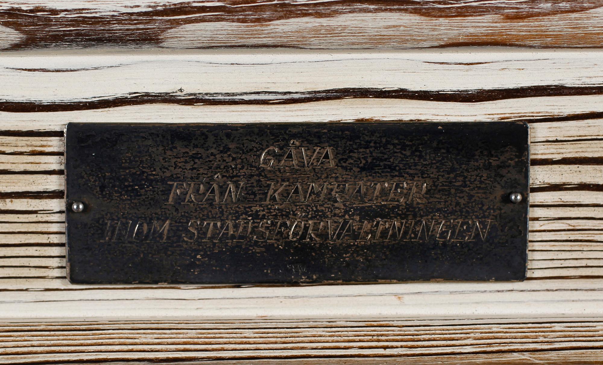 STIG ERIK THIDERMAN, olja på pannå, otydligt signerad.