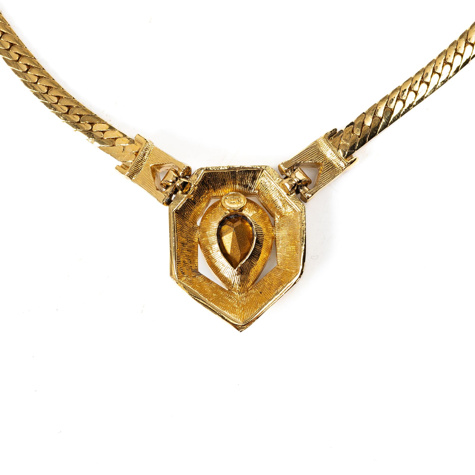 Oscar de la Renta, a necklace, 1980s.