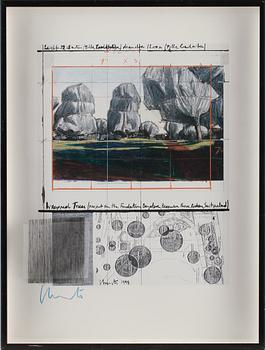 Christo & Jeanne-Claude · CHRISTO, offset, signerad, 1998.