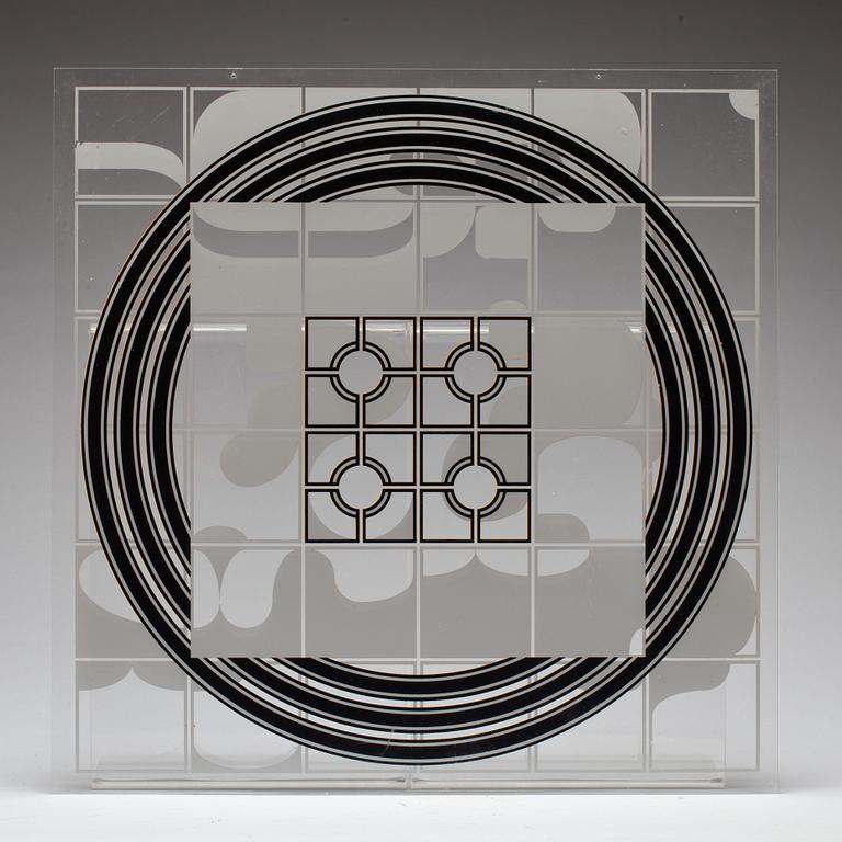 BECK & JUNG, multipel, plexiglas, signerad, daterad -76 och numrerad 97/280.