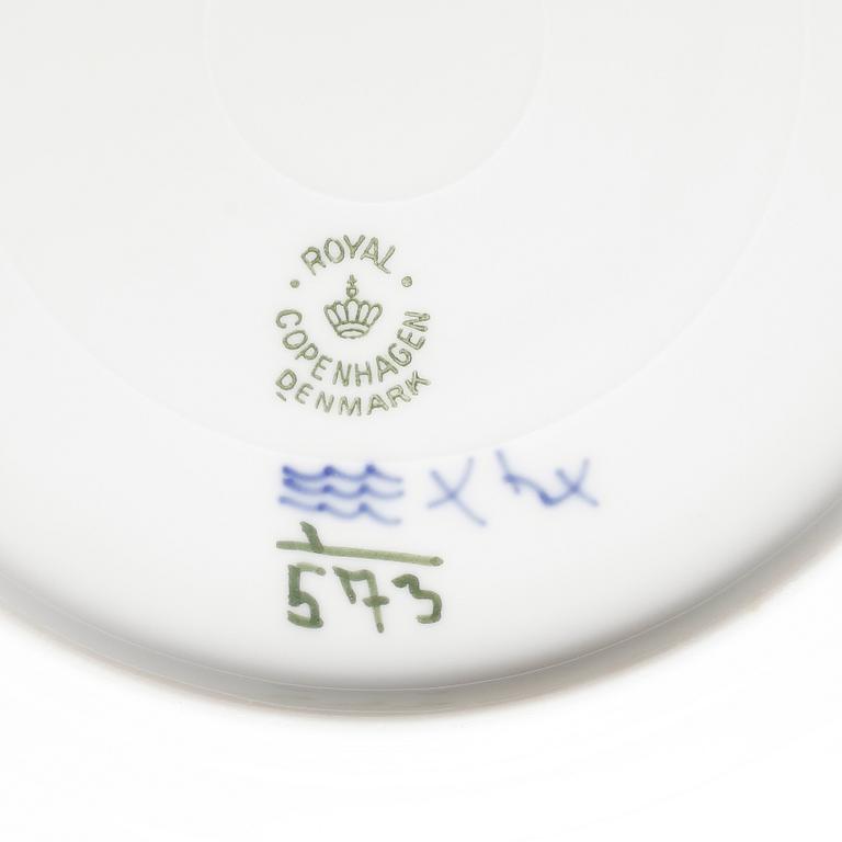 SERVISDELAR, 17 delar, porslin, "Musselmalet", Royal Copenhagen.
