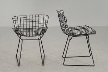 STOLAR, ett par, "Sidechair", Harry Bertoia, Knoll.