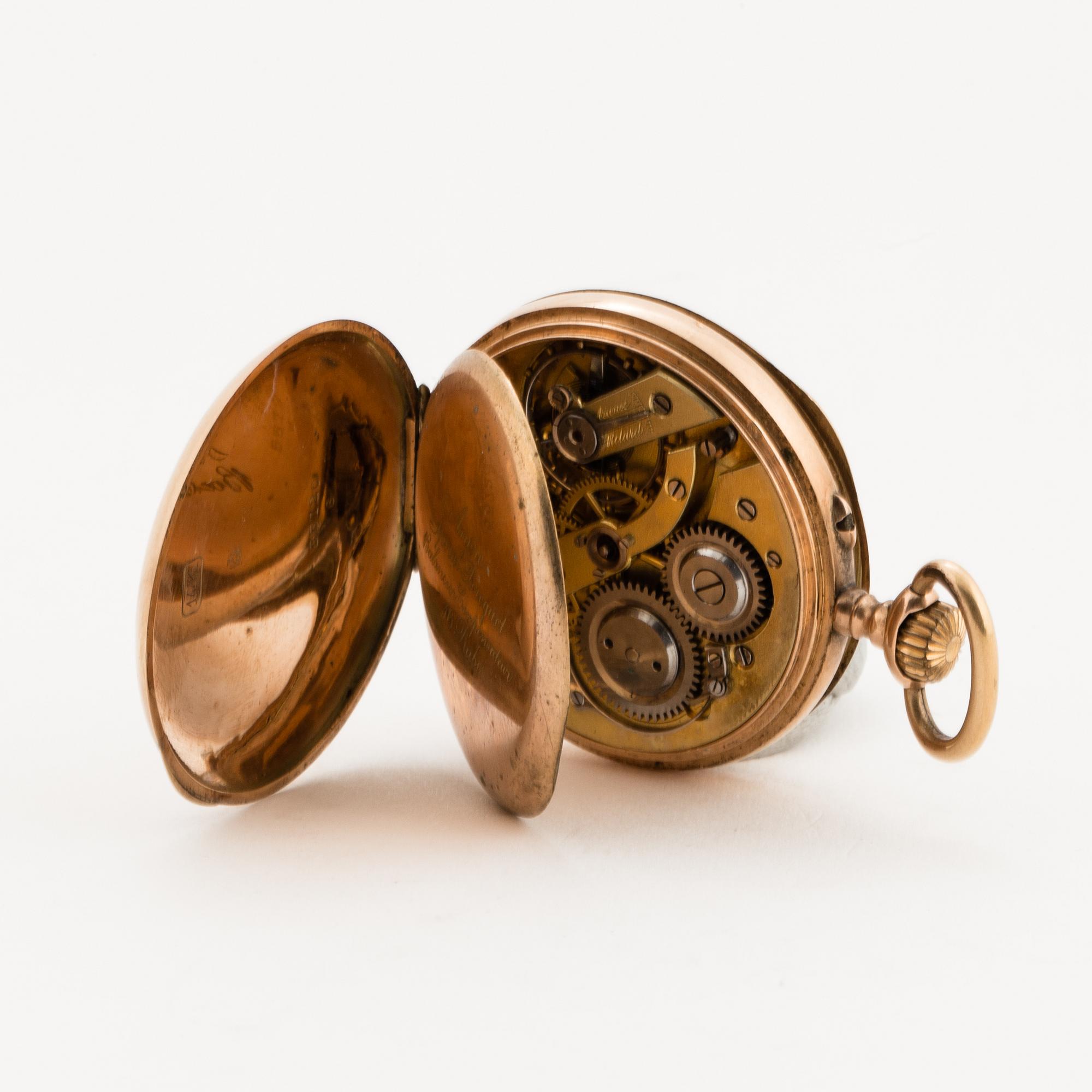 Pocket watch, 36 mm.
