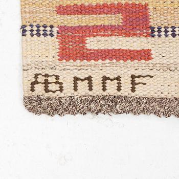 Märta Måås-Fjetterström, a carpet, "Röda Esset", flat weave, ca 299 x 209 cm, signed AB MMF.
