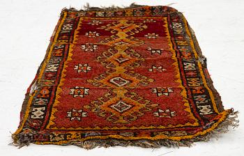 An Antique Anatolian Pillow, possibly from the Sivas area, c. 118 x 60 cm.