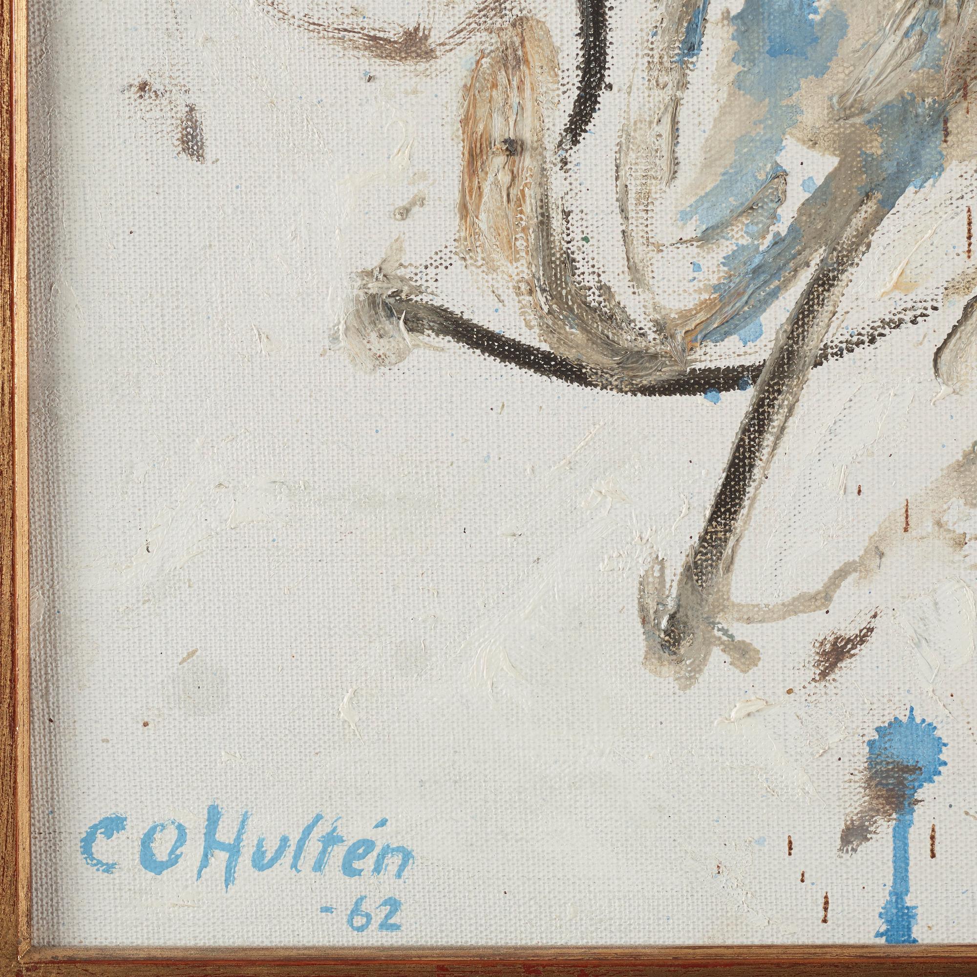 CO HULTÉN, oil on canvas, signed and dated -62.