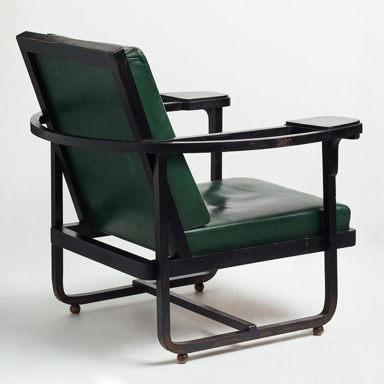 Carl Bergsten, an armchair, by Gemla Leksaksfabrik Diö, for the exhibition in Norrköping Sweden 1906.