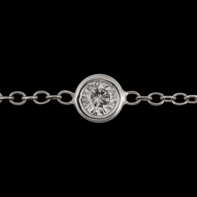 HALSBAND, med 80 stycken diamanter, totalt 11.22 ct.