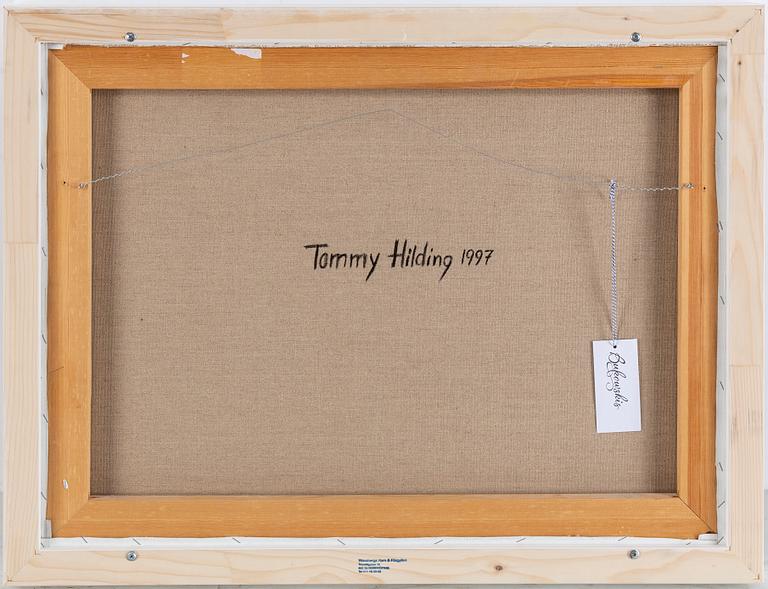 TOMMY HILDING, oil on canvas, signed and dated 1997 verso.