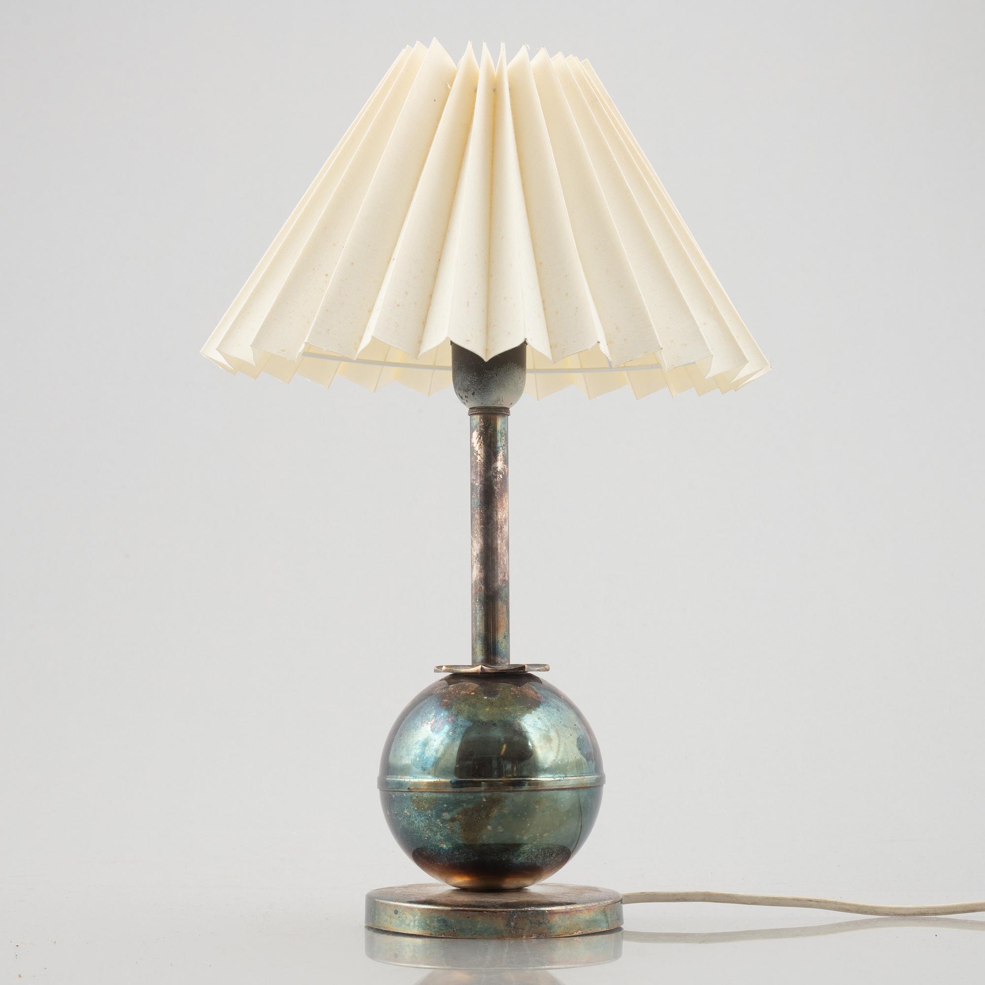 A table lamp, CG Hallberg, 1920's/30's.