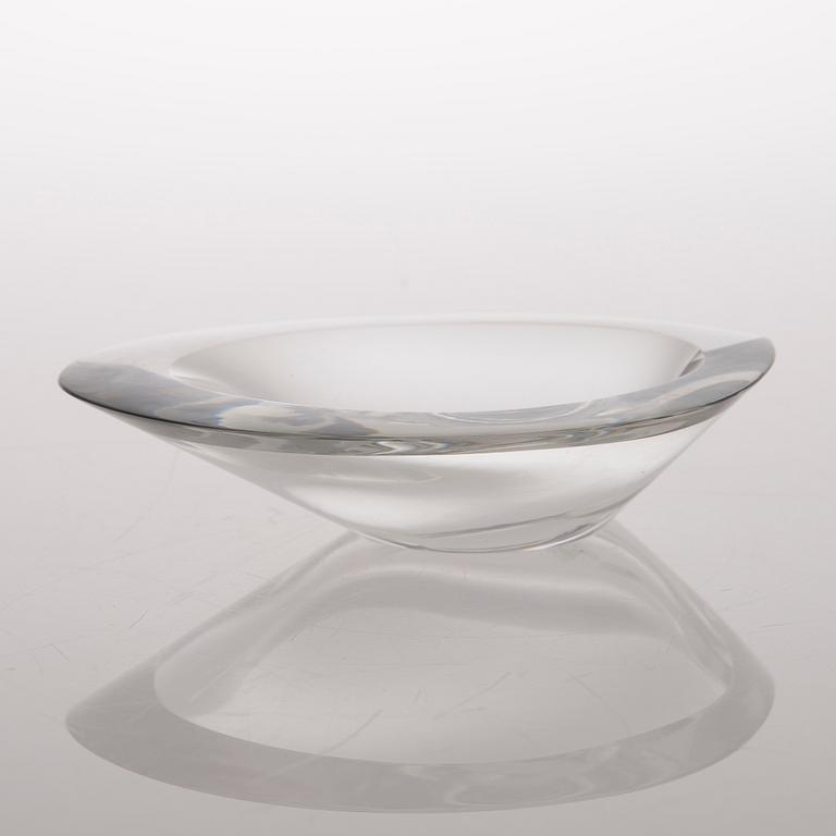 TAPIO WIRKKALA, taidelasi, malja, signeerattu Tapio Wirkkala, Iittala-56.