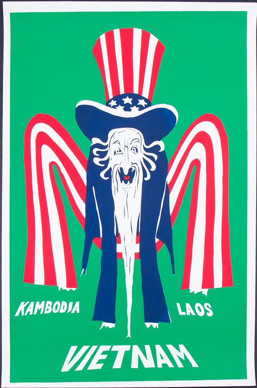 Political art, 8 posters from Sweden.