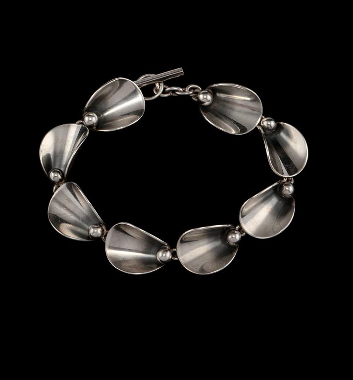 ARMLÄNK, sterlingsilver, 1900-talets andra hälft. Vikt 23 g.