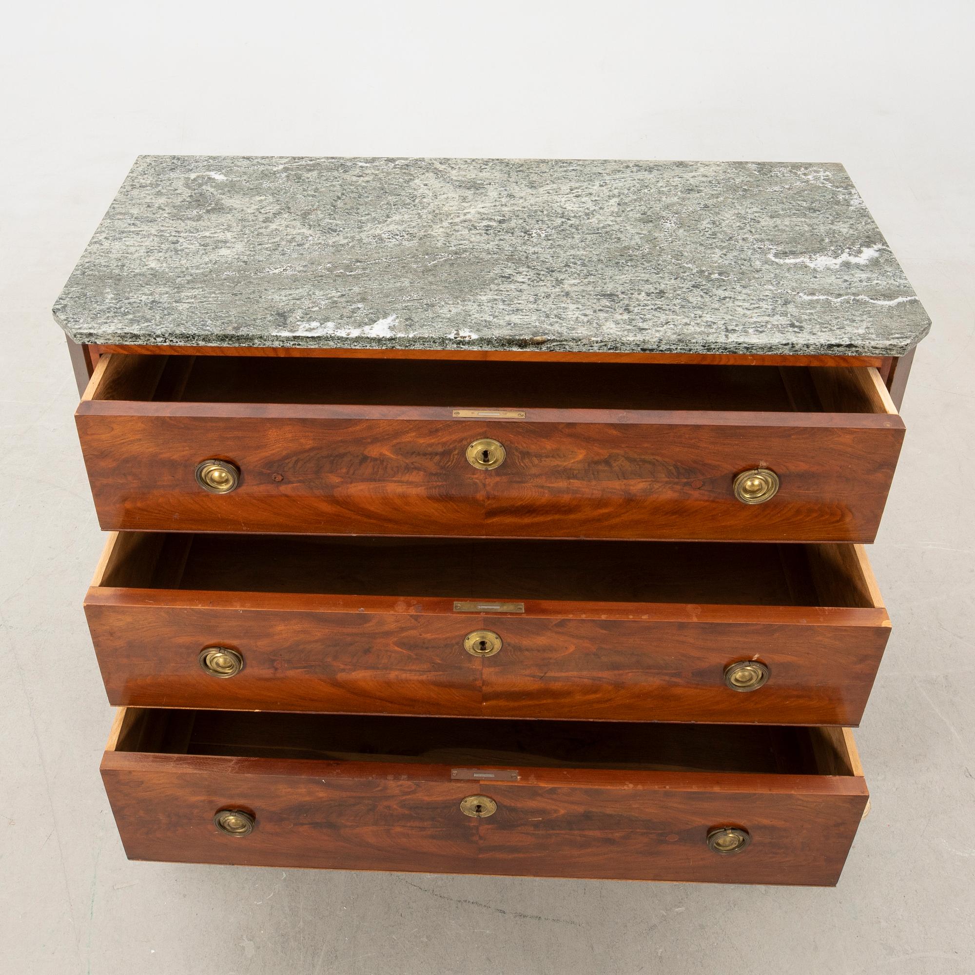 Bureau in the Gustavian style, first half of the 20th century.