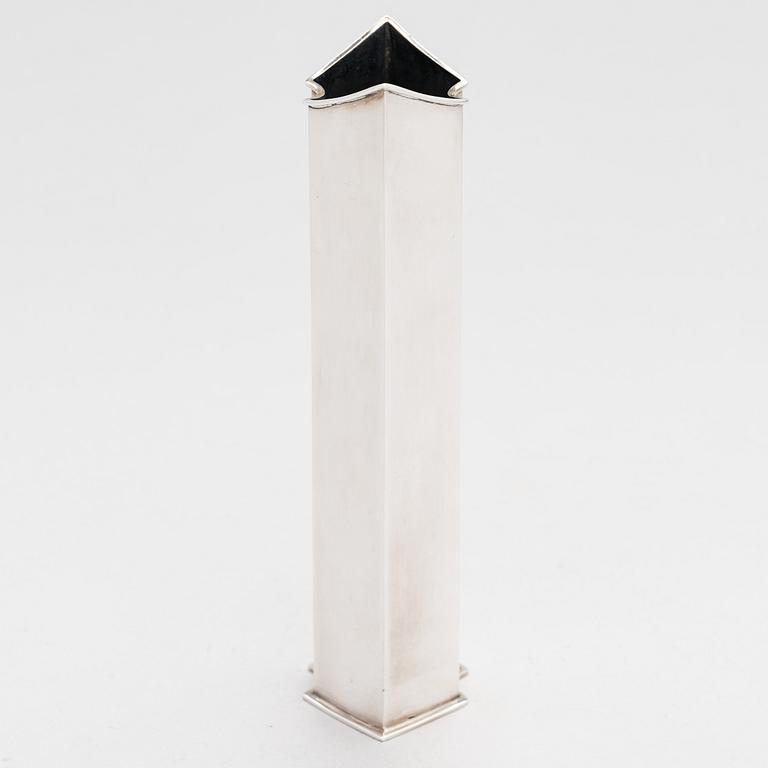 Kaj Blomqvist, A silver vase, Hämeenlinna 1968.