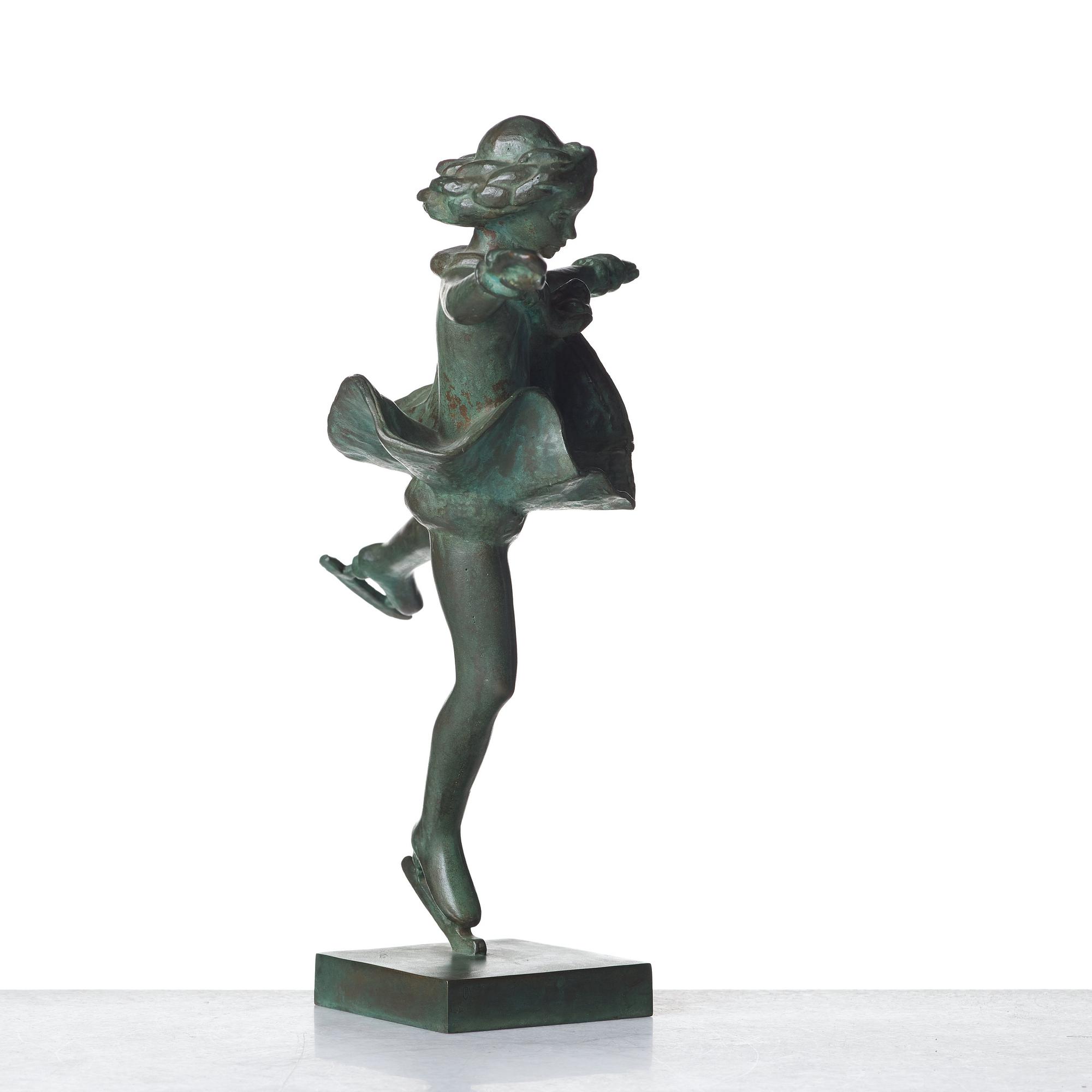 Carl Milles, "Skridskoprinsessan" (=The skater princess).