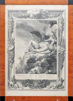 BERNARD PICART, 10st, gravyrer, ur boken  “The Temple of Muses", 1700-talets mitt.