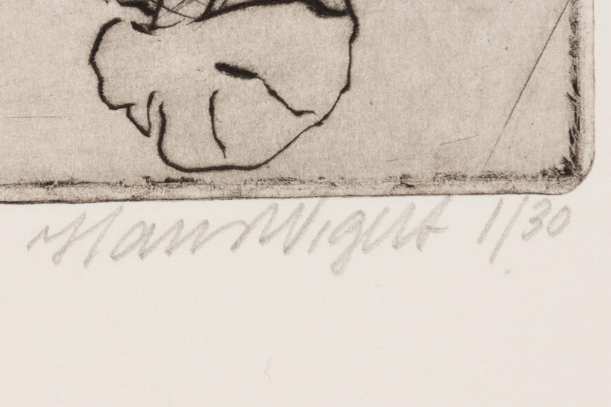 Hans Wigert, Insekt och man i profil.