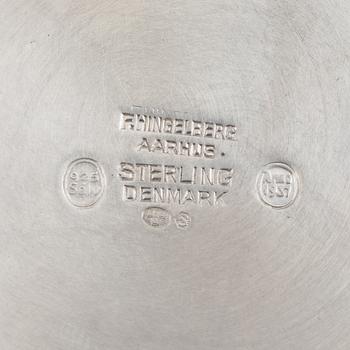 Svend Weihrauch, a sterling silver bowl with handle, Franz Hingelberg, Aarhus, Denmark 1937.