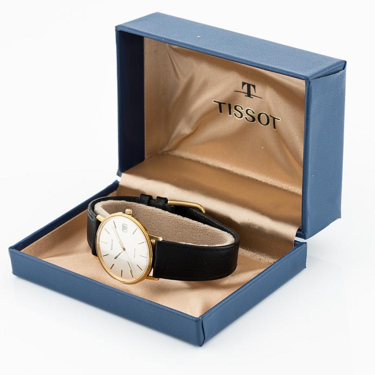 Tissot, Seastar, 18K guld, armbandsur, 33,5 mm.