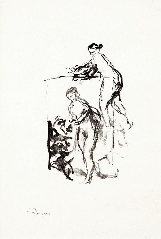 Pierre-Auguste Renoir, "Femme a cep de vigne (3e variante)" (Woman on a grapewine, 3nd version).