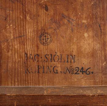 FÄLLBORD, av Jacob Sjölin (mästare i Köping och Kungsör 1767-1785).