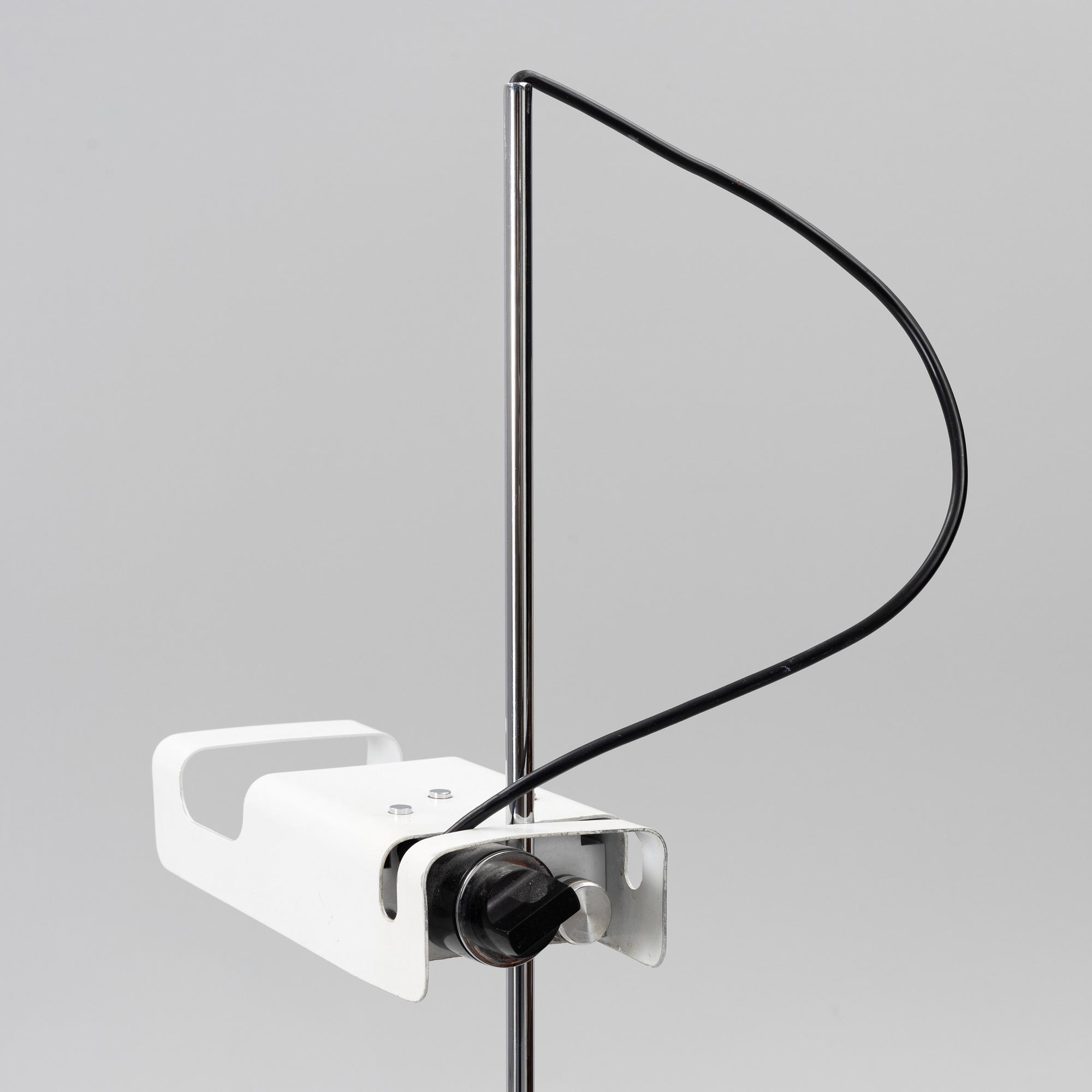 Joe Colombo, golvlampa, "Spider", Oluce, formgiven 1965.