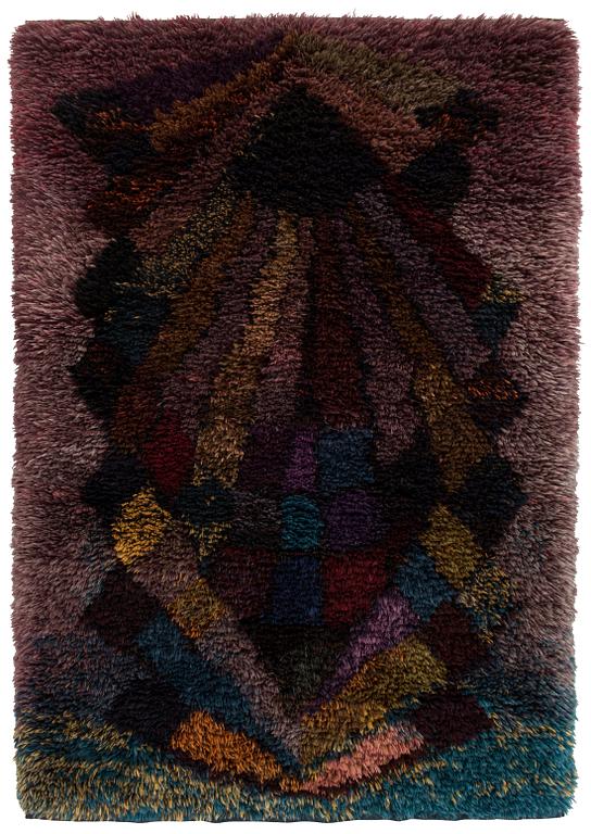 Uhra-Beata Simberg-Ehrström,  ryijy/ryijymatto, Suomen käsityön ystävät. Noin 180x125 cm.