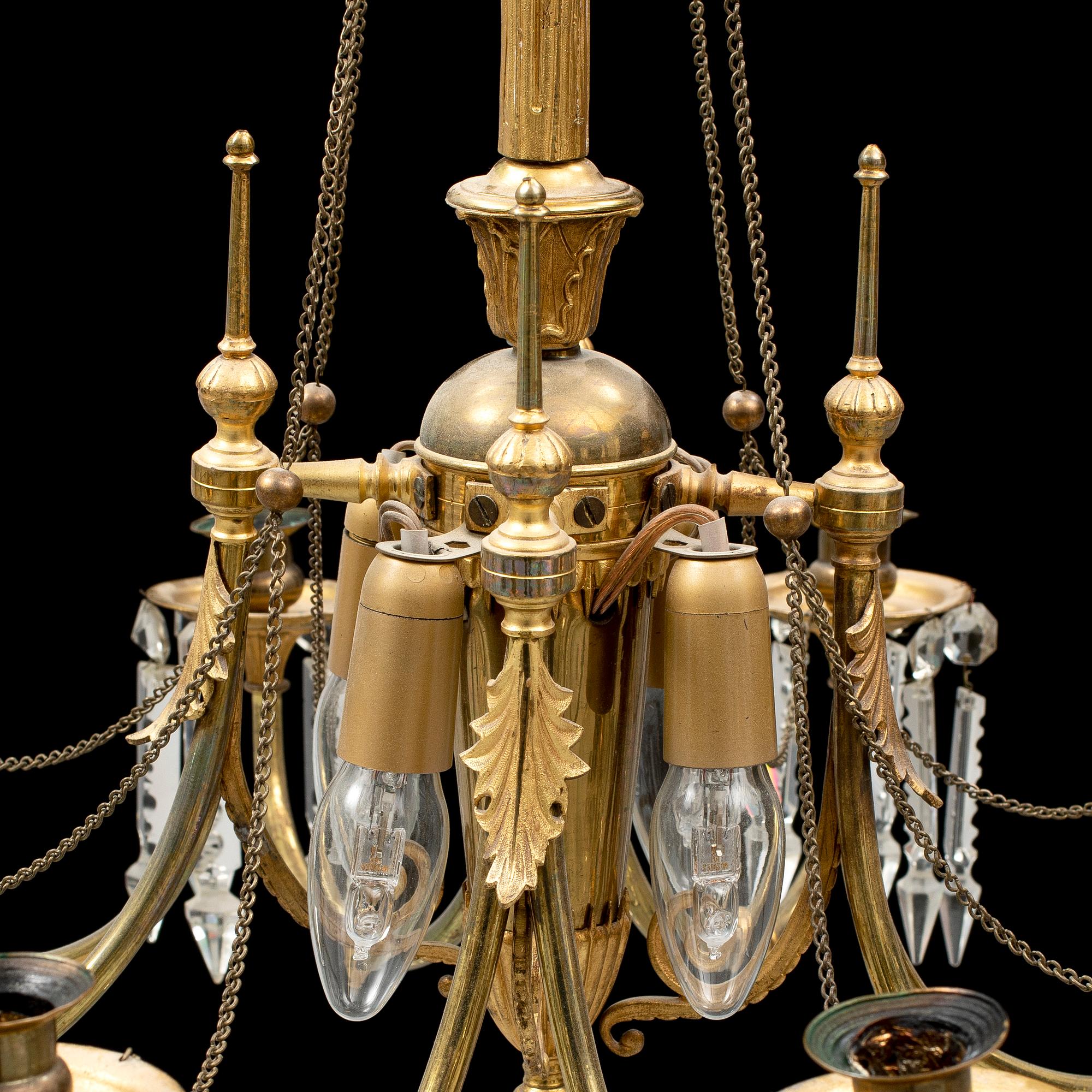 Ljuskrona, sent 1800-tal.