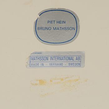 Bruno Mathsson & Piet Hein, soffbord, "Superellips", Bruno Mathsson International, Värnamo.